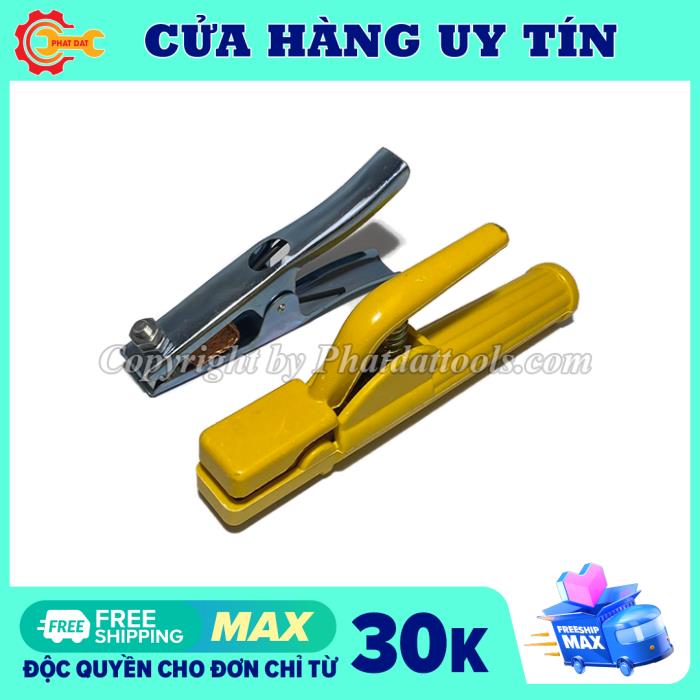 Combo Kìm hàn que 500A và kẹp mát 300A cao cấp.