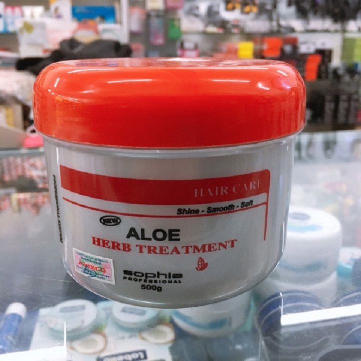Kem ủ tóc lô hội aloe herb treatment sophia 500g
