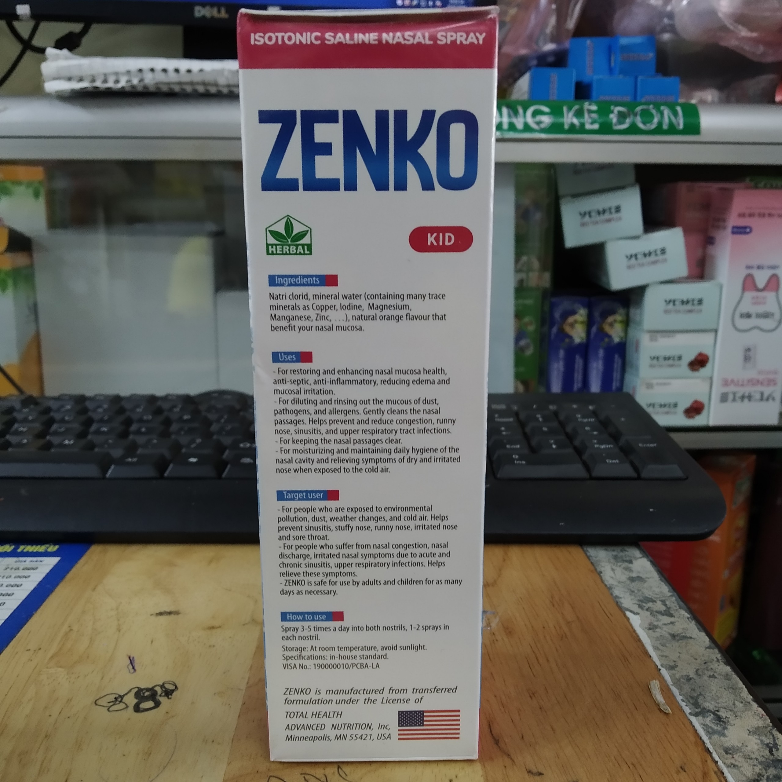 Dung dịch vệ sinh mũi ZENKO