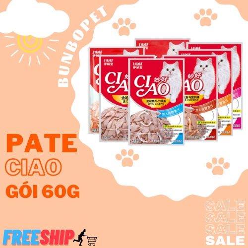 Pate ciao - pate cho mèo gói 60gram