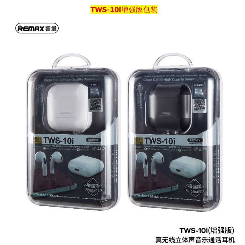 Tai nghe Bluetooth TWS Remax TWS-10i V5.0 Thiết kế nhỏ gọn, Thời trang - Nhat Tin Authorised Store