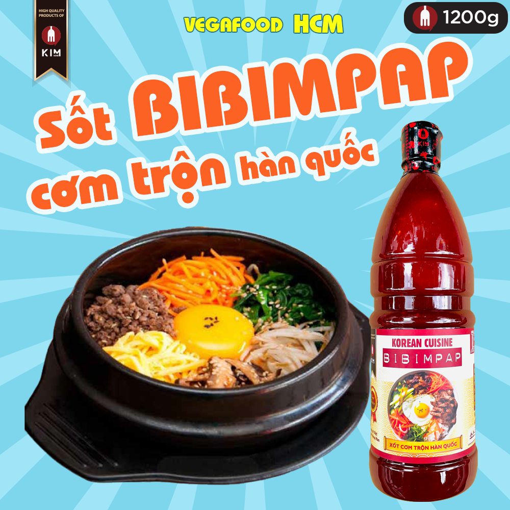 Bibimpap sốt cơm trộn hàn quốc dùng liền 1250gr saucekim