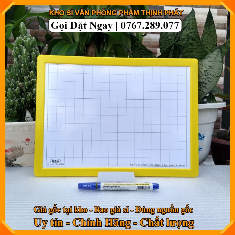 [HCM]Bảng Học Sinh 2 mặt hàng thương hiệu WINQ (1 mặt viết bút dạ + 1 mặt phấn)