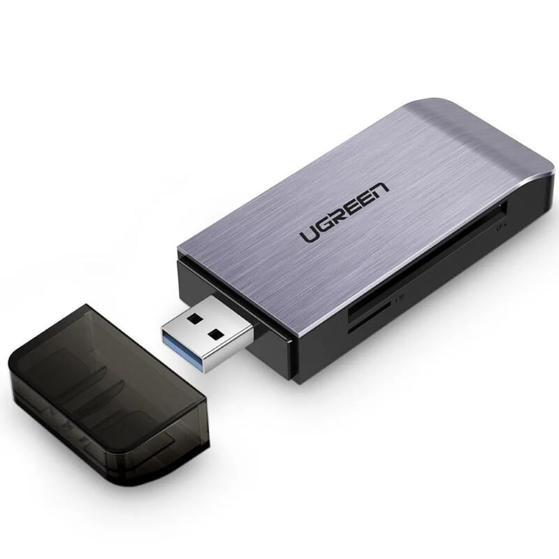 Ugreen 50541 Màu Đen Đầu đọc thẻ USB 3.0 sang SD + TF + CF + MS cao cấp 50541