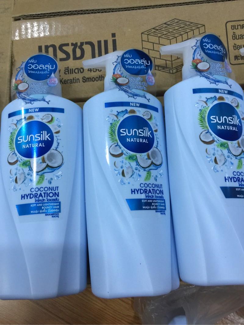 Dầu Gội Sunsilk Natural Coconut Hydration 450ml Thái Lan