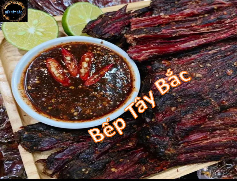 Bò Khô Gác Bếp Chuẩn Tây Bắc (KÈM CHẨM CHÉO)