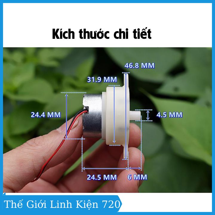 Động cơ giảm tốc JS30 6-12VDC tốc độ motor 8-16.5 Vòng/phút