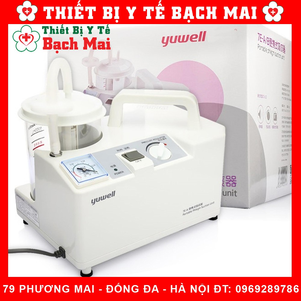 Máy hút mũi - máy hút dịch 1 bình yuwell 7e-a