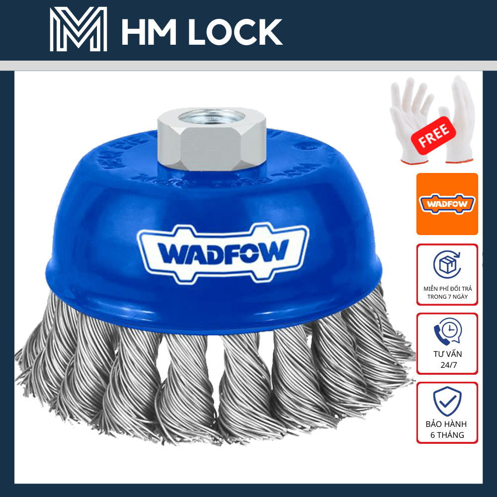 Chén cước xoắn 75mm wadfow - hàng chính hãng - wce2421 - hm lock
