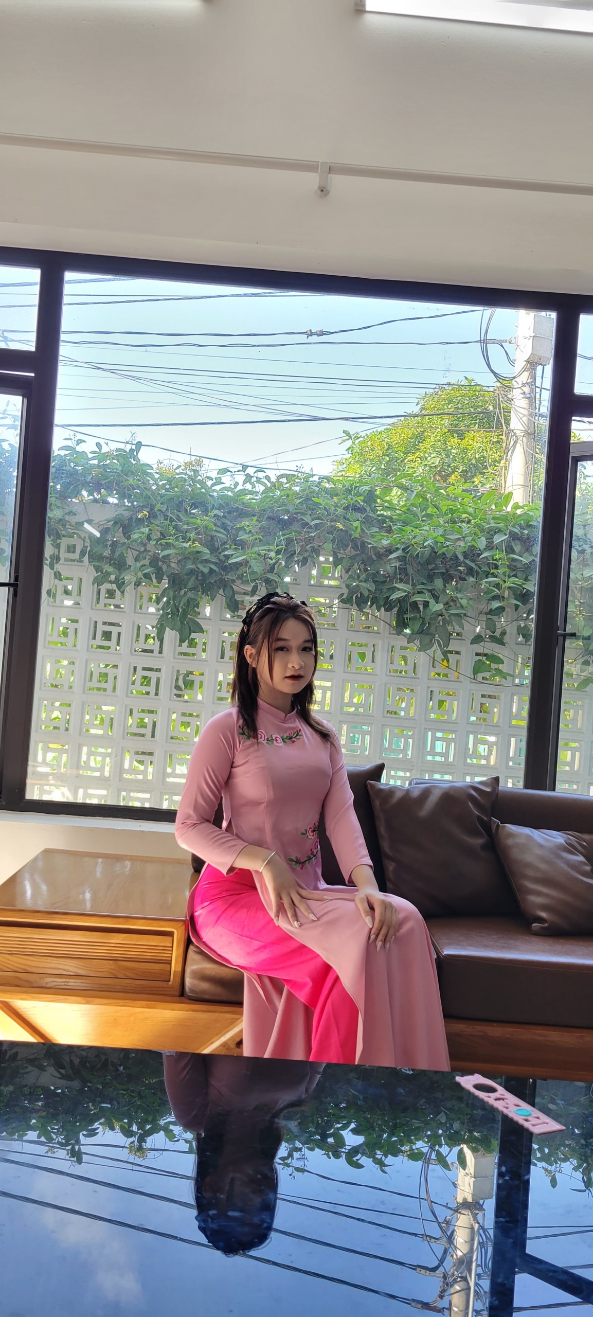 áo dài may sẵn cực xinh 2023