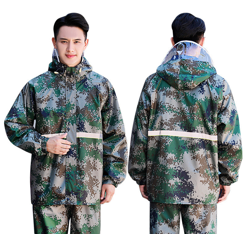 Bộ áo mưa cao cấp 2 lớp dày đẹp - AMB01