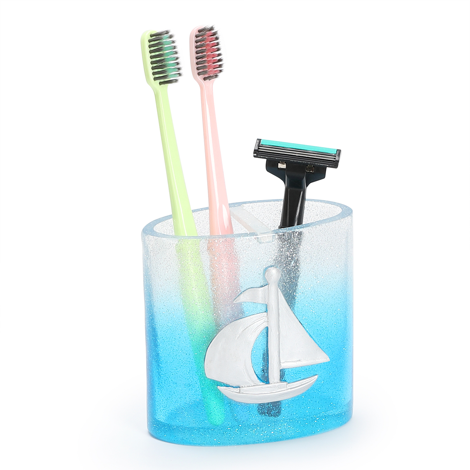 Bộ đồ dùng nhà tắm set 5 món hình mỏ neo