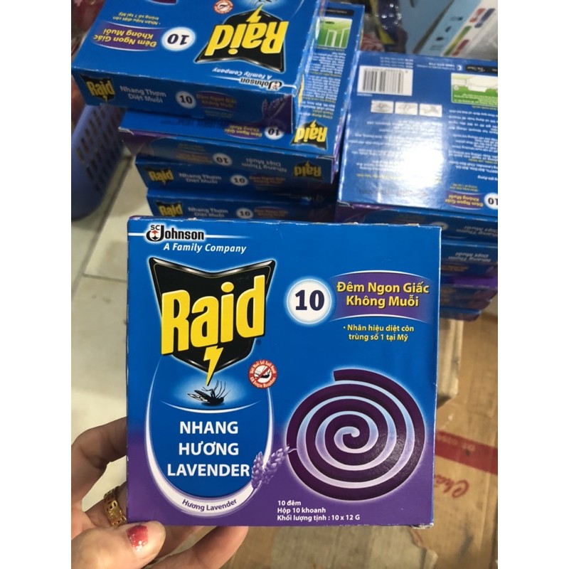 nhang đuổi muỗi/ hương đuổi muỗi raid