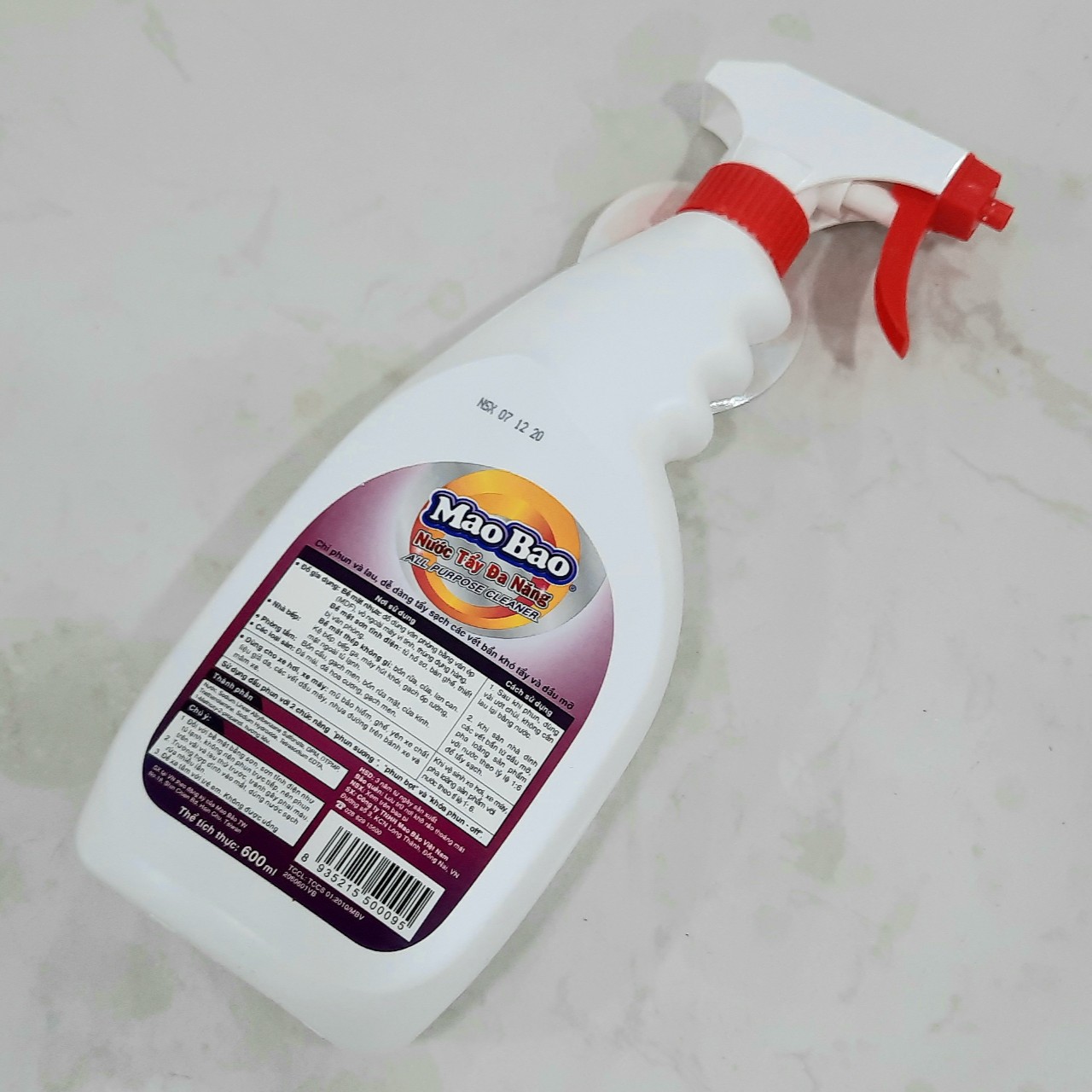 [HCM][Xịt tẩy đa năng - Mua 3 tặng khăn] Nước tẩy đa năng Mao Bao 600ml