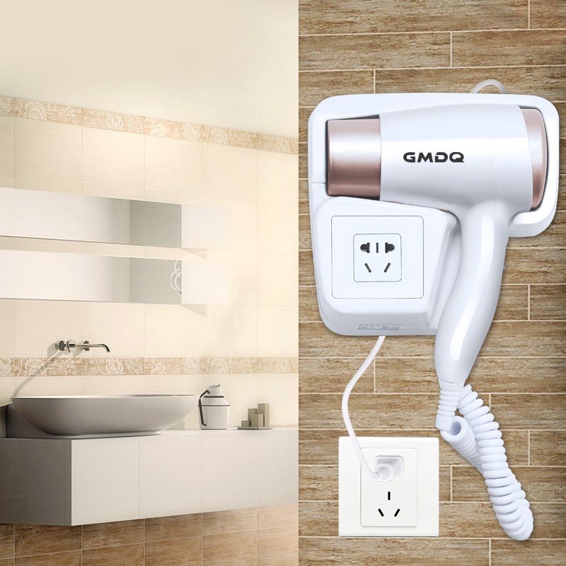 Máy sấy tóc treo tường tích hợp ổ cắm