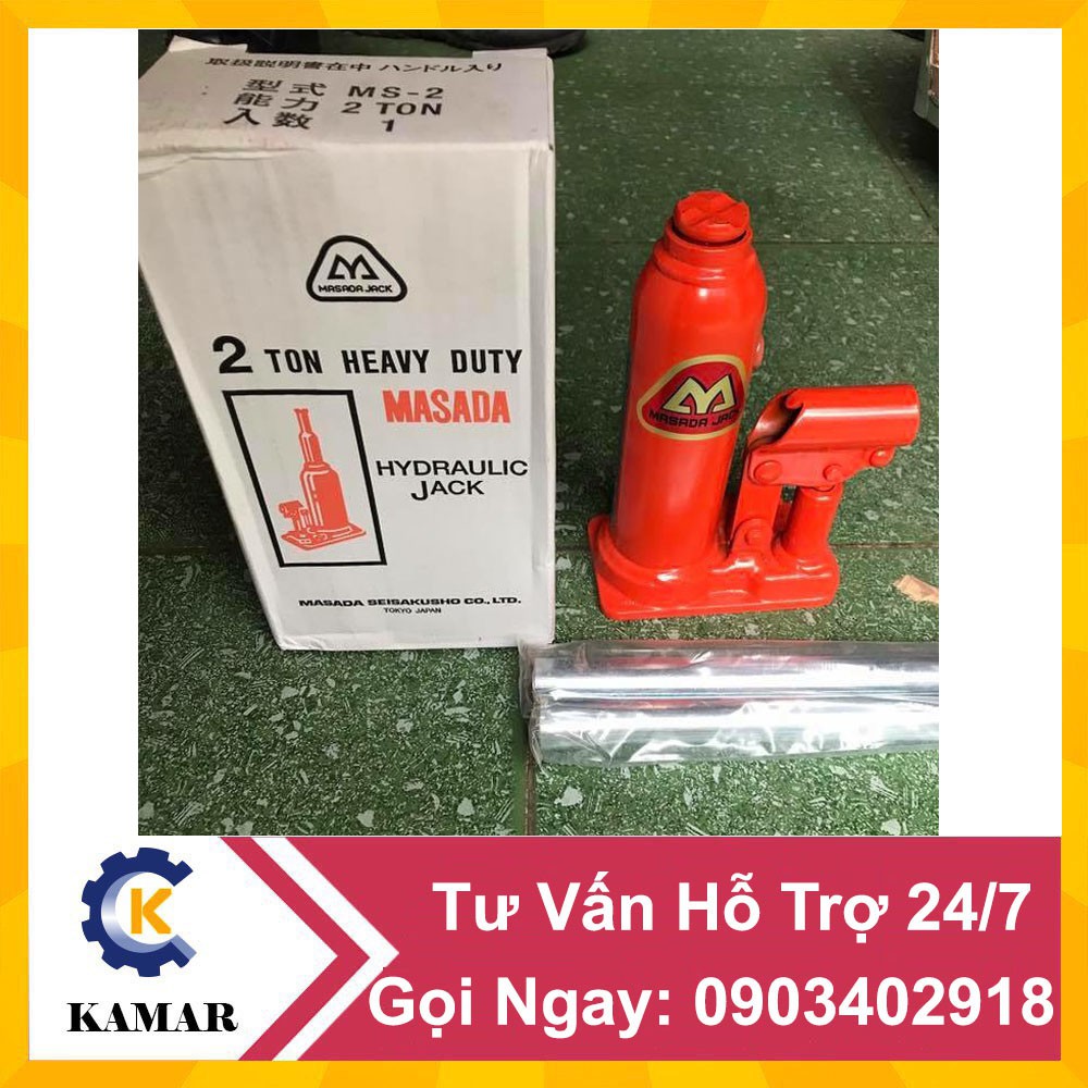 Kích thủy lực 2 tấn MASADA Nhật Bản MS - 2