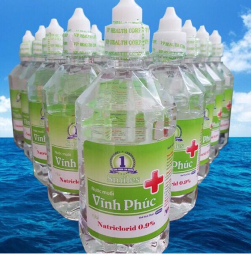 Nước muối sinh lí tiệt trùng 500ml