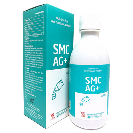 Nước súc miệng smc ag+ 250ml