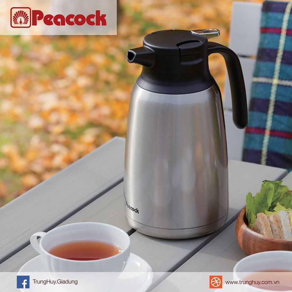 [HCM]Bình giữ nhiệt Peacock 2L - AHR-200