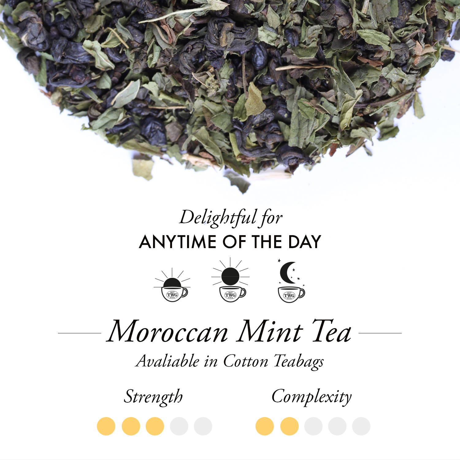 TWG Tea - Moroccan Mint Tea (20g/100g) | Green Tea