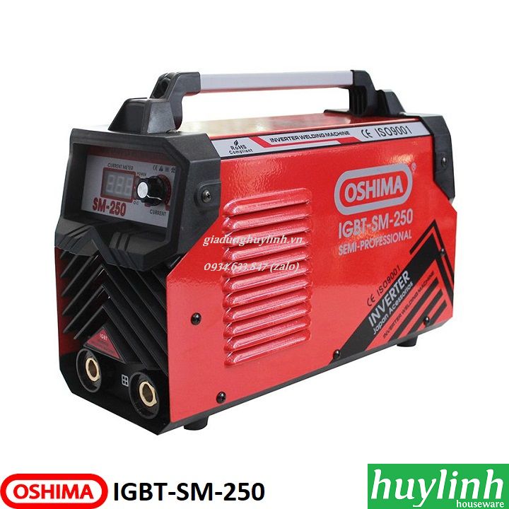 [HCM]Máy hàn que điện tử Oshima IGBT-SM-250 (2 bo)
