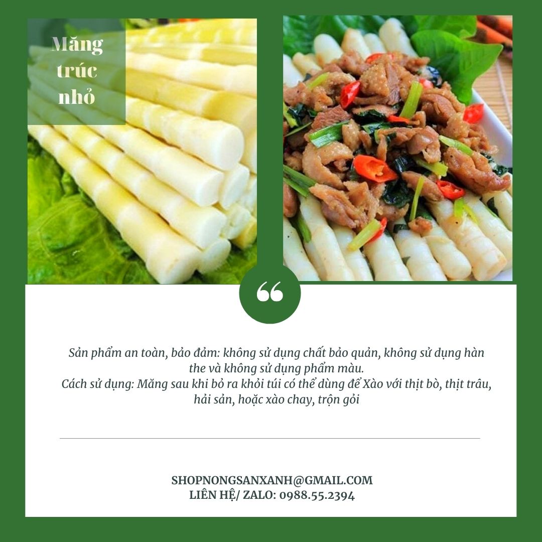 Măng trúc nhỏ Phú Vinh (gói 200g) -00041