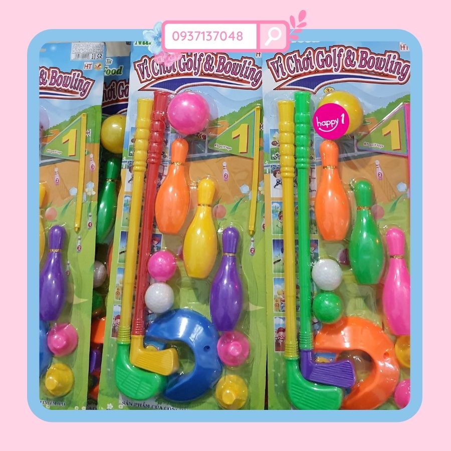 VỈ ĐỒ CHƠI GOLF VÀ BOWLING NUTIFOOD