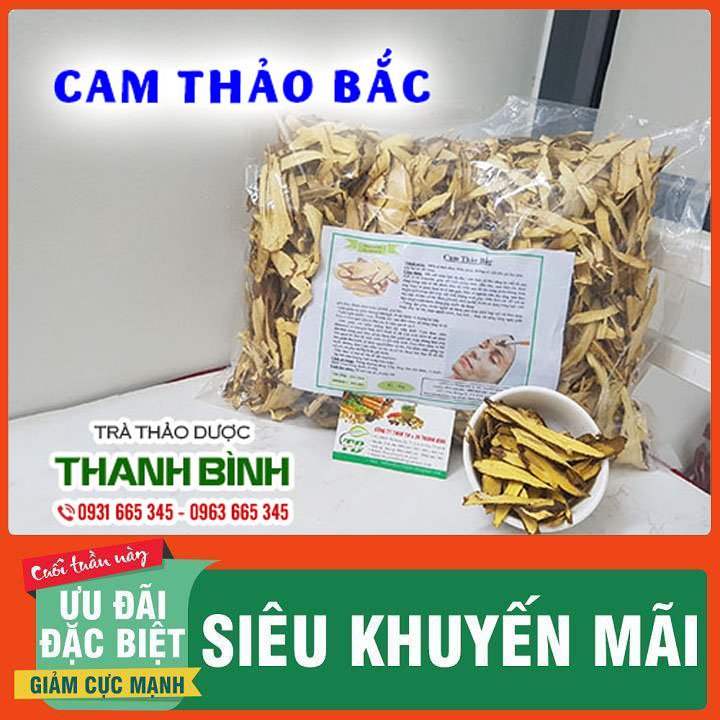 Cam thảo bắc 100g - hàng loại 1