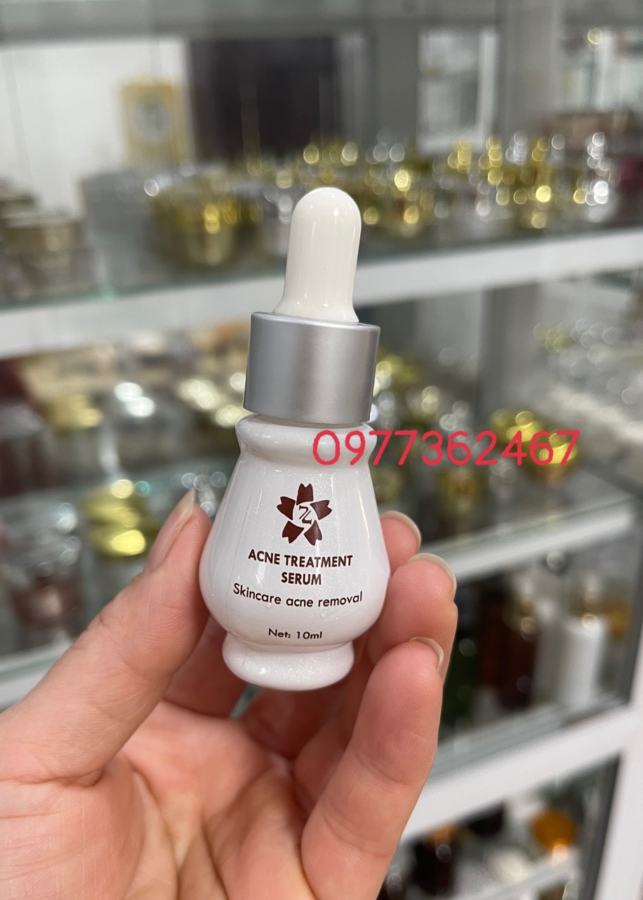 Vỏ chai thủy tinh đựng serum, chai bầu trắng 10ml cao cấp in sẵn