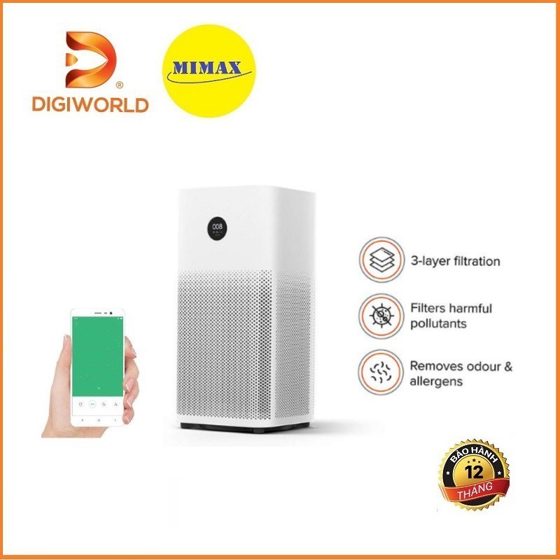 Máy Lọc Không Khí Xiaomi 2S - Mi Air Purifier 2S Global - Hàng Chính Hãng - Bản Quốc Tế