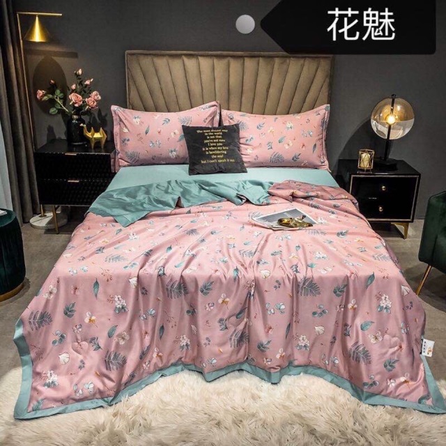 (HÀNG LOẠI 1) CHĂN LỤA THÁI LAN CAO CẤP Chăn Hè Lụa Thái  - Chăn Lụa Thái Mát Lạnh Cho Mùa Hè - Chăn Lụa Thái Mịn - Đẹp - Mát.. Kích Thước 2mx2m3-Chất Lượng