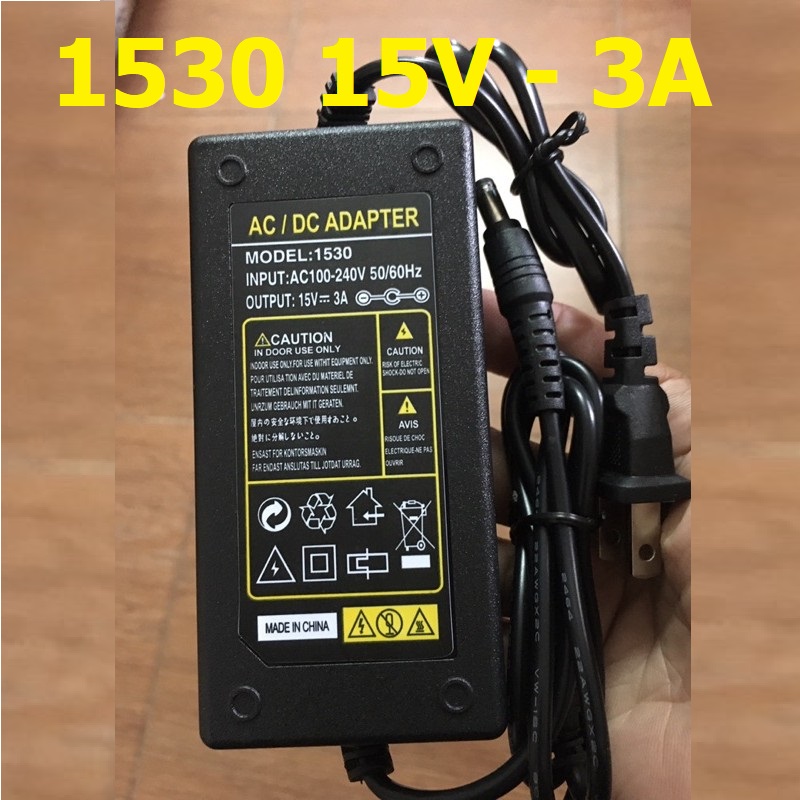 Nguồn sạc loa kéo , camera , sạc zin adapter 15v-3a 15v-2a 15v-6a chất lượng tốt