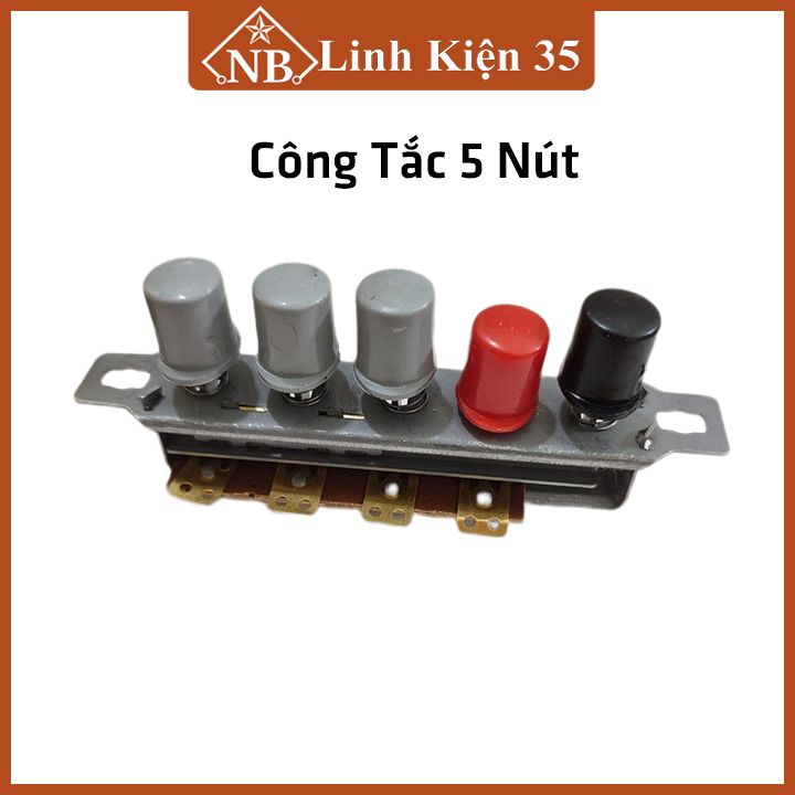 Công tắc số quạt 4 nút, 5 nút loại tròn, phím bấm quạt điện điều chỉnh tốc độ gió cho quạt cây, quạt bàn