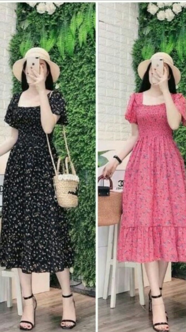 Đầm voan , lụa đuôi cá
