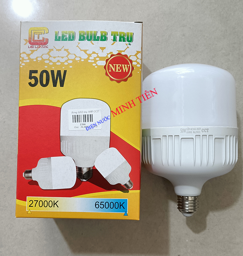 Bóng LED BULD trụ CCT 40W, 50W