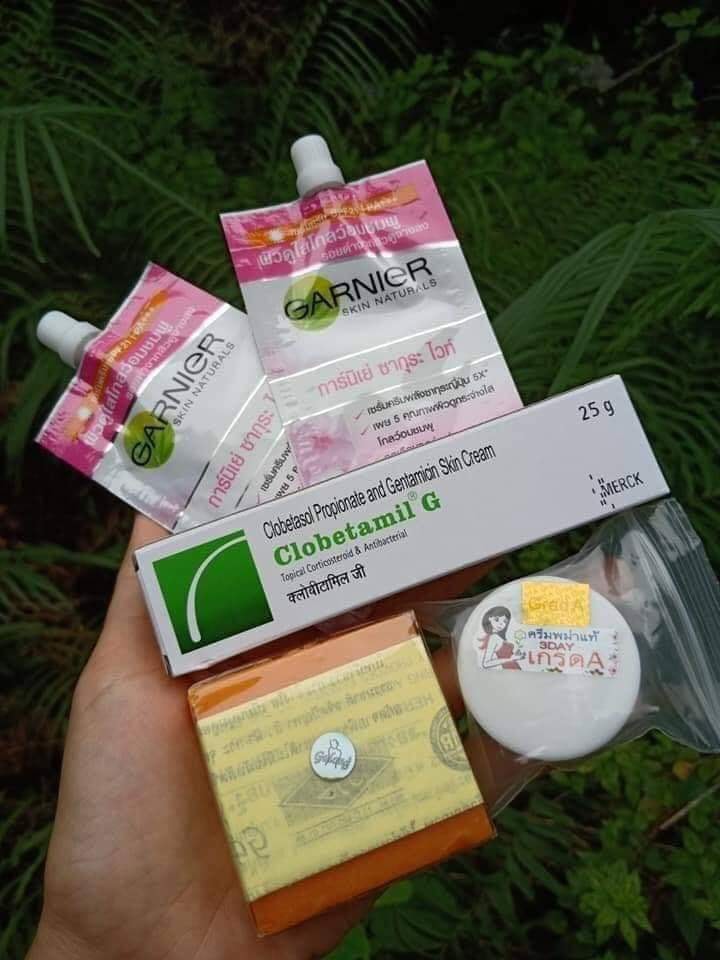 bộ nám túi clobetamin g thái lan 5 món