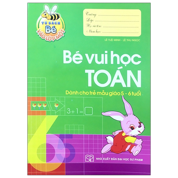 Fahasa - tủ sách bé vào lớp 1 - bé vui học toán - tái bản 2020