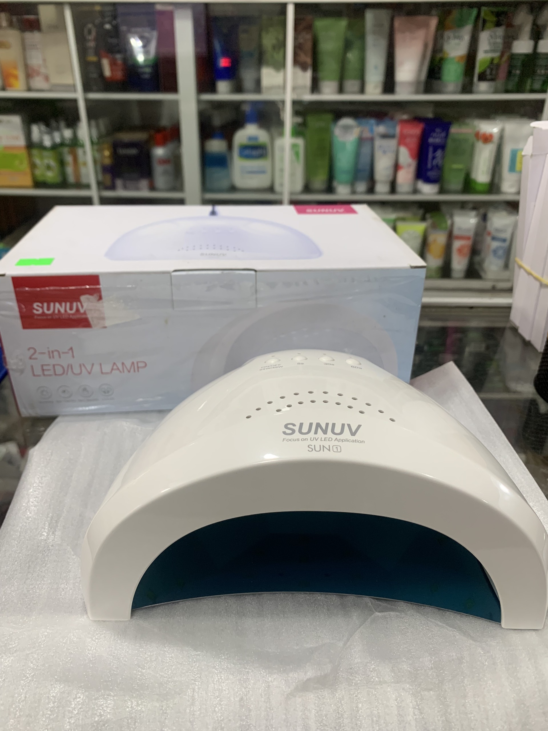 [HCM]Máy hơ sơn gel cảm ứng  SUNUV Sun One 24W đèn LED/UV