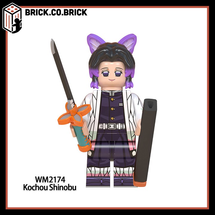 Demon Slayer Đồ Chơi Lắp Ráp Mô Hình Minifigure Kimetsu No Yaiba Anime Thanh Gươm Diệt Quỷ MỚI NHẤT WM6116