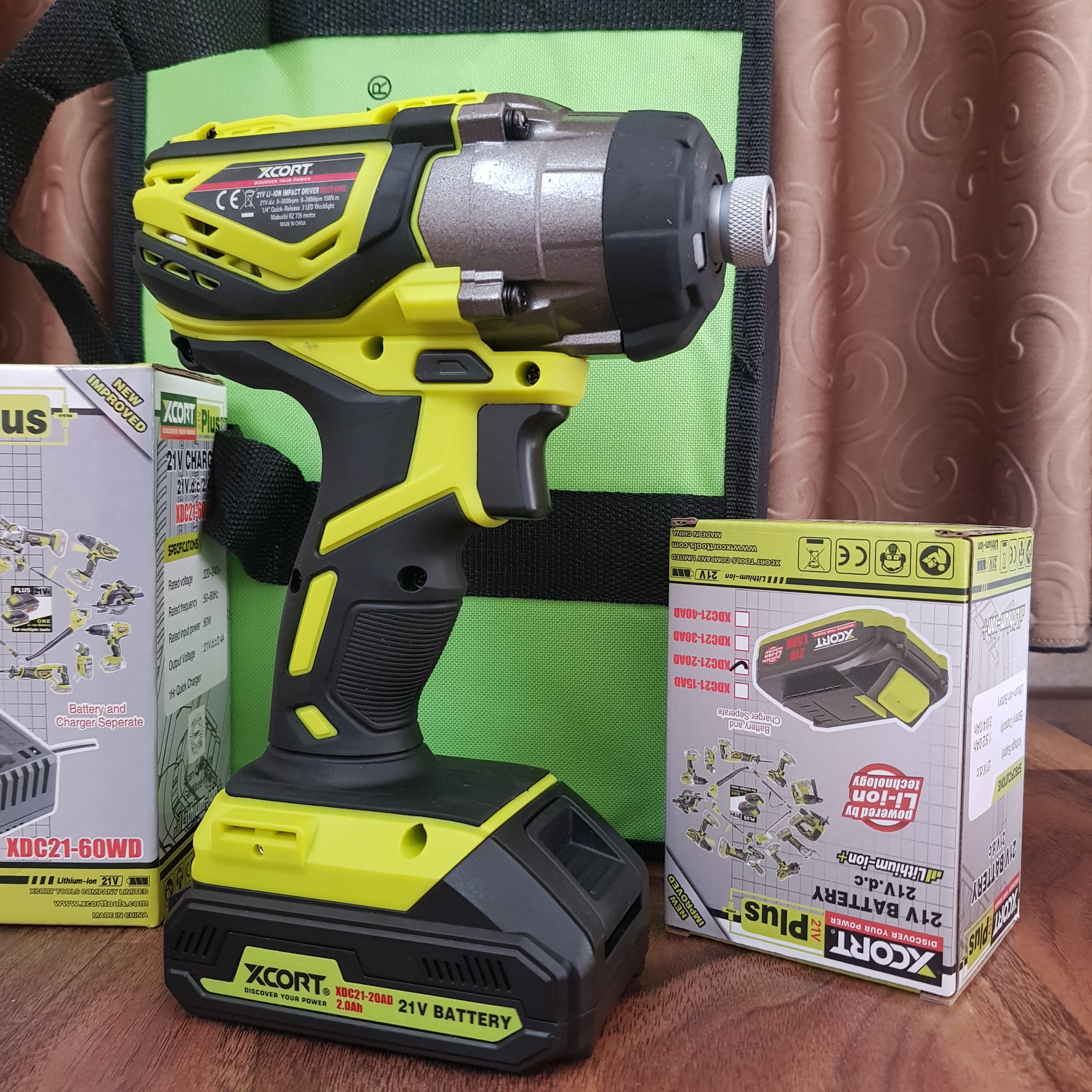 Máy vặn vít dùng pin-Máy vặn vít XCORT 20/21V [CHÍNH HÃNG]