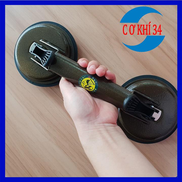 Hít kính chân không 2 chạc-Hít kính 2 chạc, hít gạch hút nắp bể lát gạch ốp lát