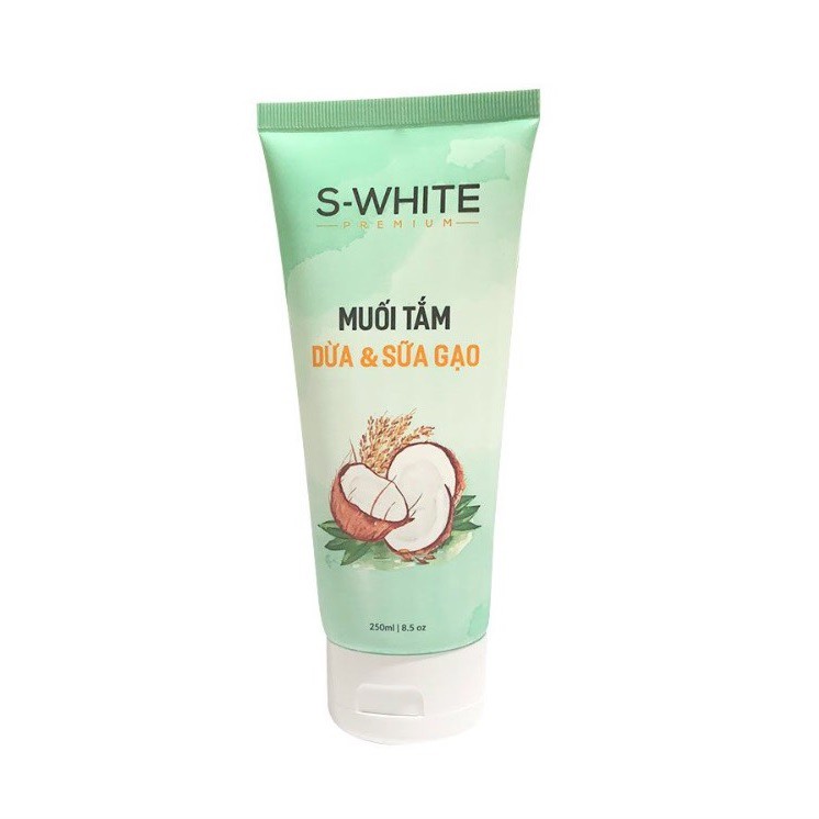 Muối Tẩy Tế Bào Chết Dừa Và Sữa Non Swhite