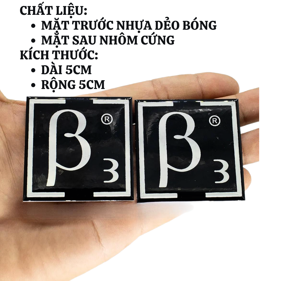 Tem Loa B3 Dán Thùng Loa ( 1 Đôi )