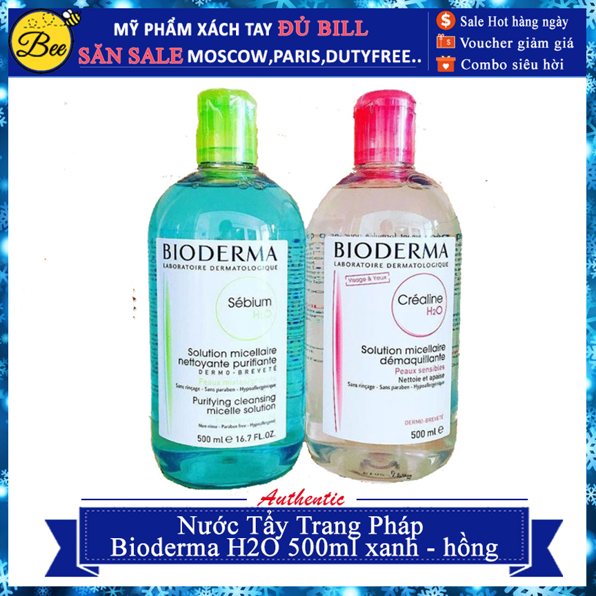 Tẩy trang Bioderma 500ml