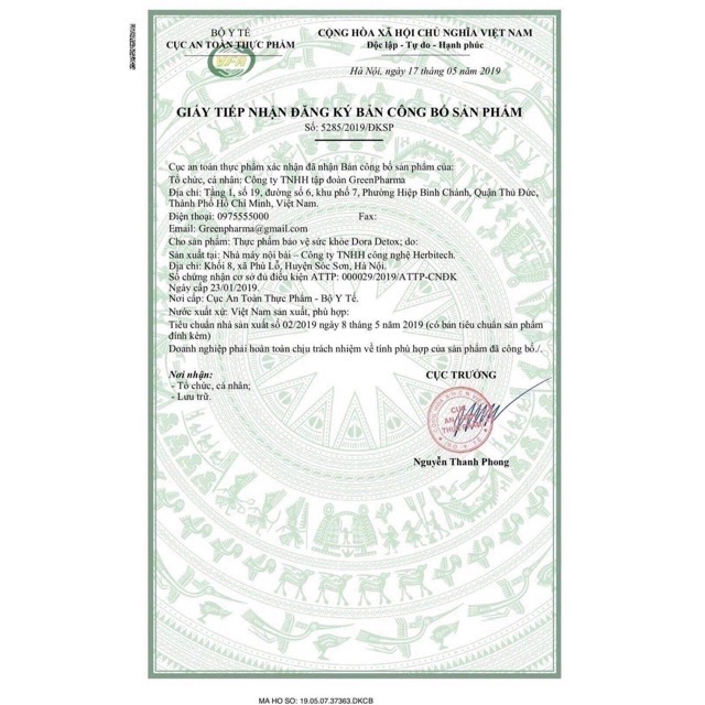 [HCM]DORA DETOX EO THON DÁNG CHUẨN