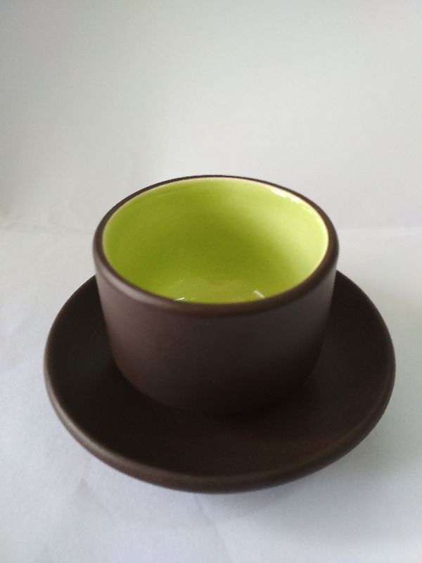 (Bao Bể Vỡ) Set 6 Chén Tử Sa Bát Tràng Lòng Xanh Đẹp