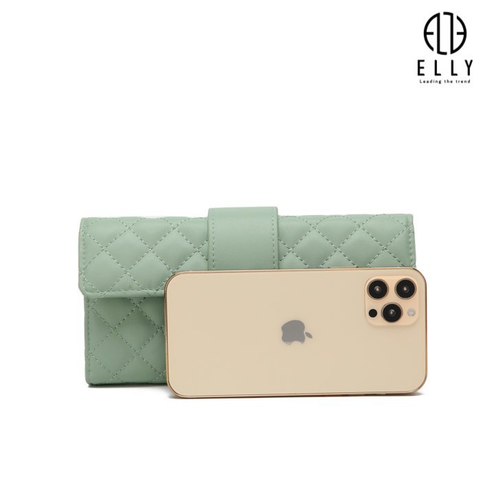 Ví nữ cầm tay cao cấp da thật ELLY – EV82