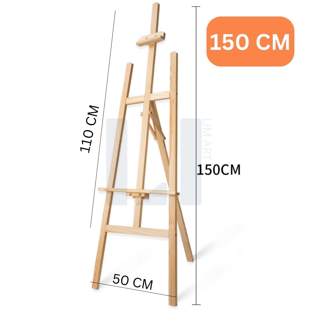 Giá vẽ tranh lắp ráp bằng gỗ cao 90/120/150/175cm. kệ vẽ tranh, trưng bày sản phẩm