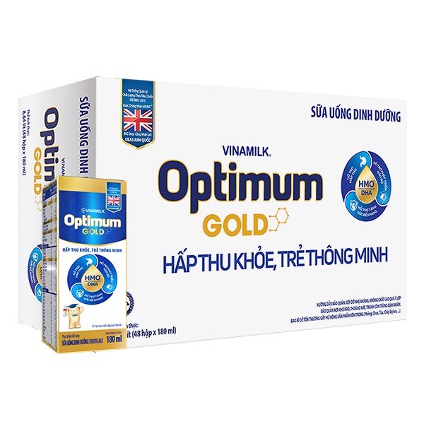 THÙNG 48 HỘP SỮA BỘT PHA SẴN OPTIMUM GOLD 180ML