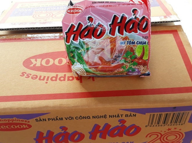 Thùng mì HẢO HẢO tôm chua cay 30 gói